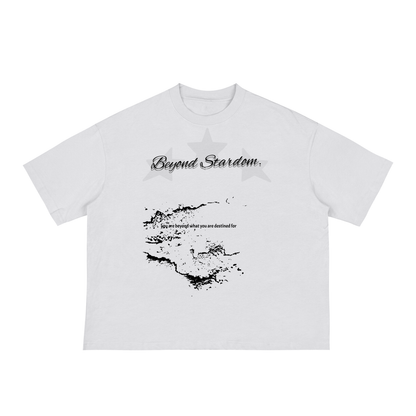 White "Destiny" Boxy Tee